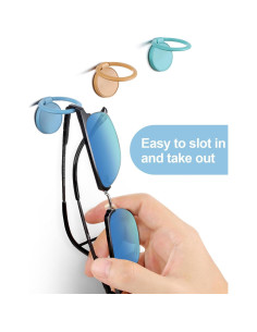 Soporte de Gafas de Sol Colorido MOUGIGI 12 PCS Pared 2