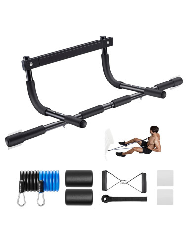 Barra de Dominadas Ally Peaks para Puerta - Acero 200 kg