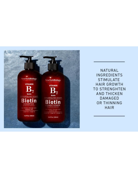 Acondicionador de Biotina Nueva York 500 ml - Crecimiento y Engrosamiento