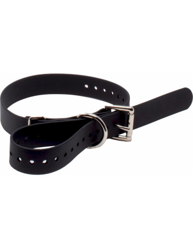 Collar para Perros Educator Biothane Negro 2.54 cm Ajustable