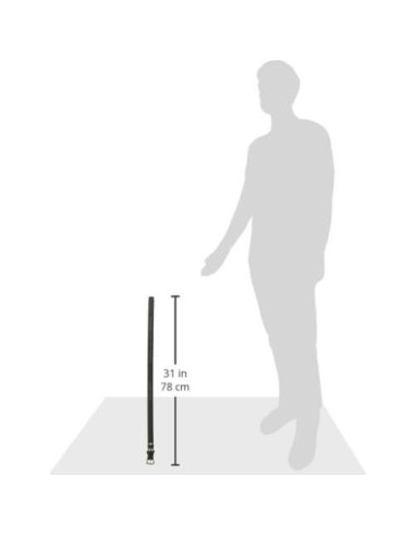 Collar para Perros Educator Biothane Negro 2.54 cm Ajustable