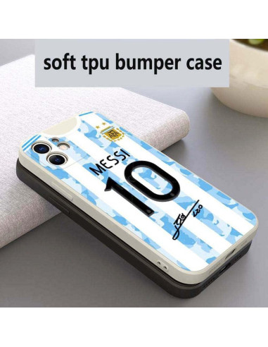 Funda Bumper ZERMU para iPhone 11 Pro Max Messi 6.5"