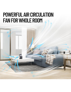 Ventilador de Escritorio Xipax JF106 Ultra Silencioso 25dB 2