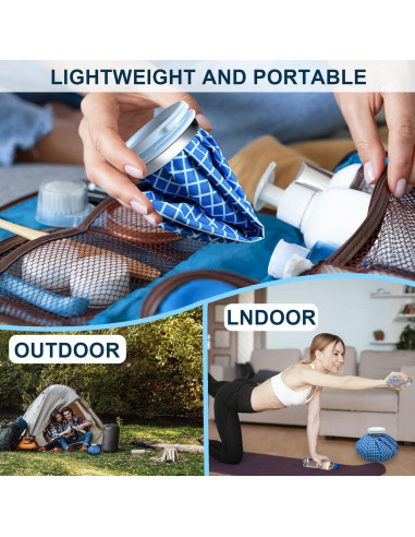 Bolsas de Hielo Reutilizables ZIPICU 15.24/27.94 cm - Alivio Dolor