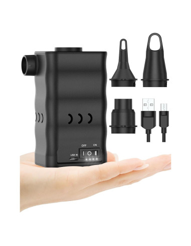 Bomba de aire eléctrica Dr.meter 6000mAh portátil inflador