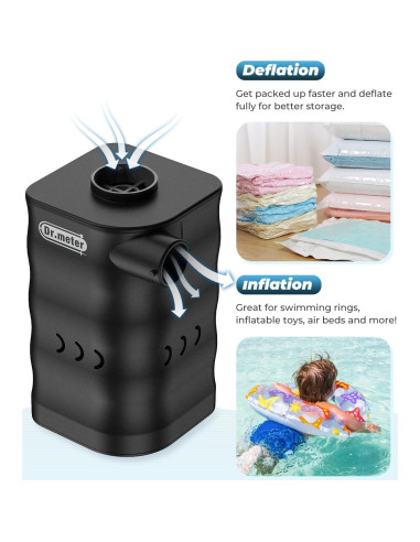 Bomba de aire eléctrica Dr.meter 6000mAh portátil inflador