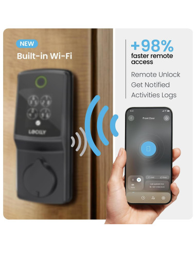 Cerradura Inteligente Lockly Secure Pro 2025 - Huella Dactilar, Wi-Fi