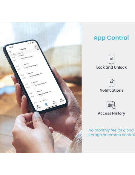 Cerradura Inteligente Lockly Secure Pro 2025 - Huella Dactilar, Wi-Fi