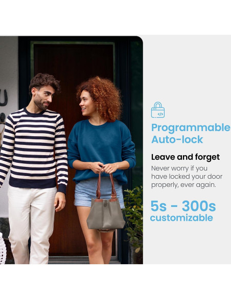 Cerradura Inteligente Lockly Secure Pro 2025 - Huella Dactilar, Wi-Fi