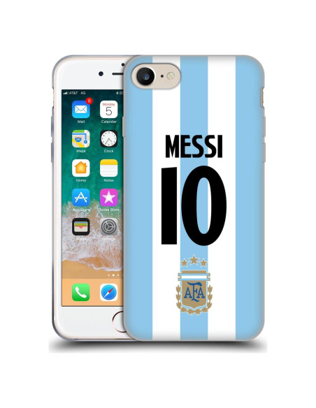 Funda de Gel Suave Head Case para iPhone 7/8/SE 2020/2022 Messi