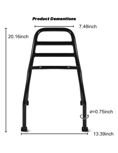 Soporte de Equipaje para Motocicleta VASTMT CL250 CL300 CL500 2023-2024