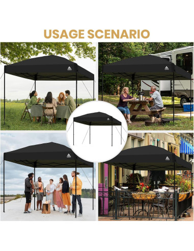 Cubierta de Toldo Leader Accessories 10x10m Impermeable UV50+