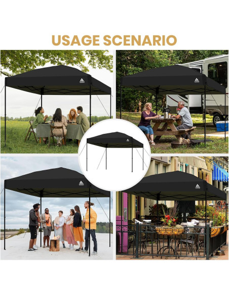 Cubierta de Toldo Leader Accessories 10x10m Impermeable UV50+