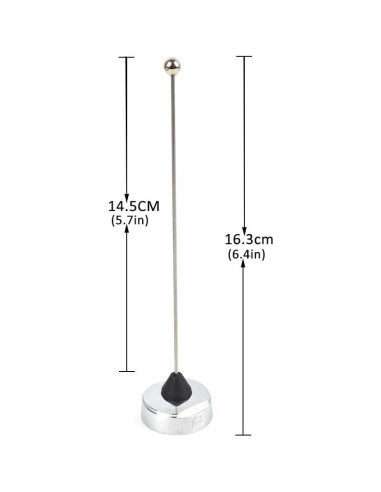Antena UHF HYS 70cm NMO 400-470MHz con Soporte Acero Inoxidable