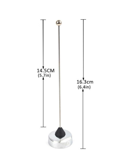 Antena UHF HYS 70cm NMO 400-470MHz con Soporte Acero Inoxidable