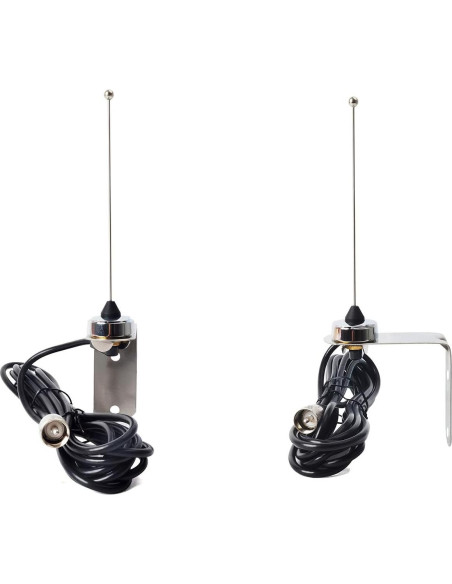 Antena UHF HYS 70cm NMO 400-470MHz con Soporte Acero Inoxidable