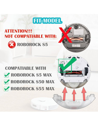 Tanque de Agua Ytaland para Roborock S5 MAX S50 S55 - Reemplazo