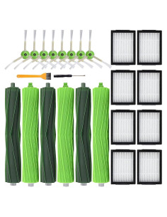 Kit de Repuestos Dhoua para Aspiradora iRobot Roomba j7 j7+ E5 E6 E7 i7 i3 i4 - 19 Piezas