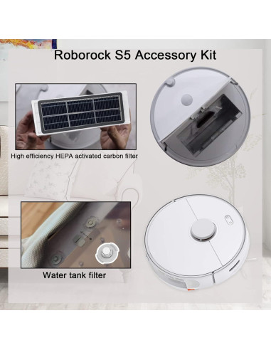 Accesorios de Repuesto Eifrthe para Roborock S4 S5 S6 - 21 Piezas