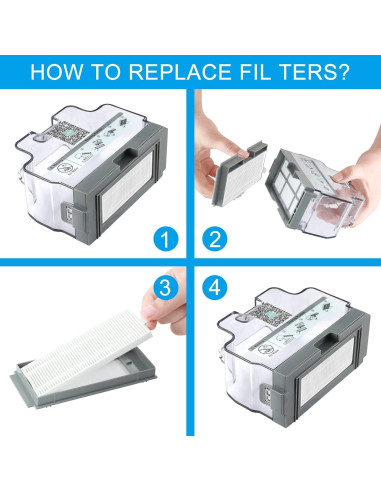 Kit de Filtro HEPA Lefant M213S para Aspiradora Robot