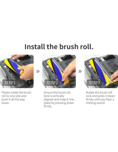 Reemplazo Cepillo Rodante UBPET V10 para Aspiradora Robot