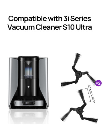 Cepillos Laterales Reemplazo 3i S10 Ultra - 2 Piezas