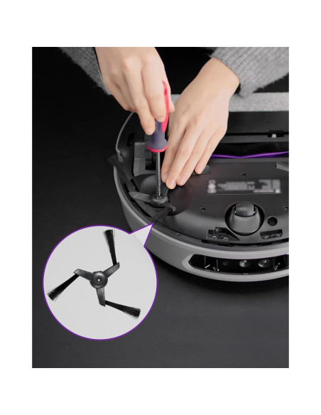 Cepillos Laterales Reemplazo 3i S10 Ultra - 2 Piezas Cepillos Laterales Reemplazo 3i S10 Ultra - 2 Piezas