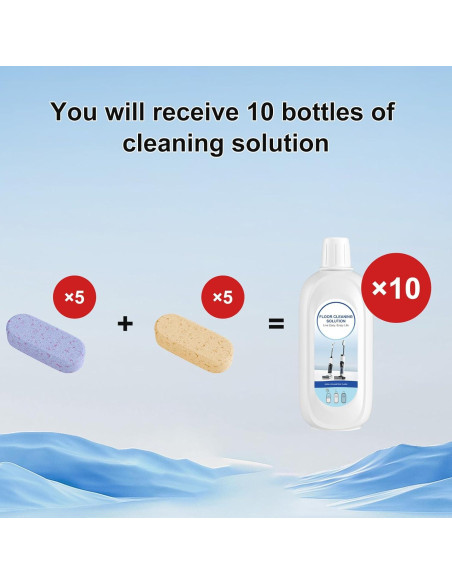 10 Botellas Limpiador de Suelos Tineco 500ml Aromas Lavanda Naranja