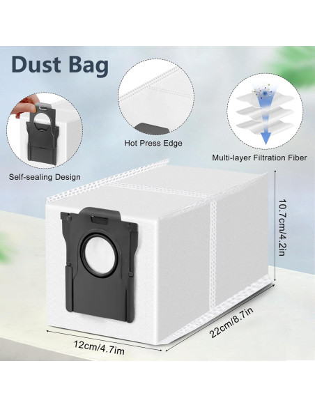 Kit de Accesorios 16 Piezas para Aspiradora Dreame Mova E30 Ultra