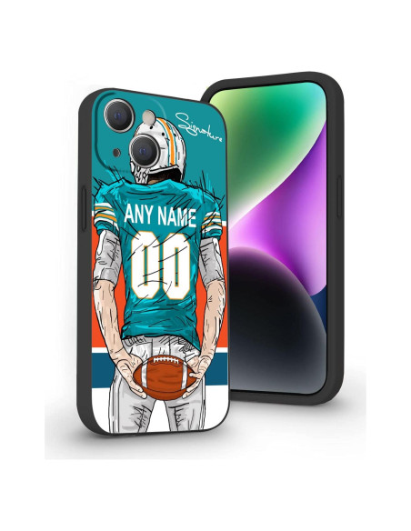 Funda de Fútbol Personalizada VNGDA para iPhone 16-6 Plus Funda de Fútbol Personalizada VNGDA para iPhone 16-6 Plus