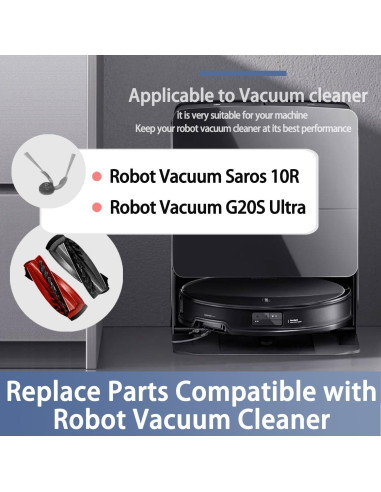 Kit de Reemplazo Genérico para Roborock Saros 10R - 24 Piezas