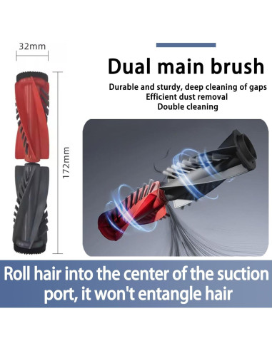 Kit de Reemplazo Genérico para Roborock Saros 10R - 24 Piezas