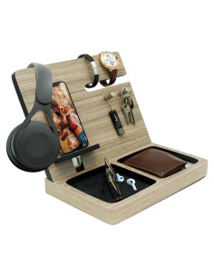 Organizador de Escritorio Namore ORG01 - Soporte para Teléfono y Carga