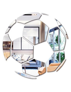 Calcomanía de Espejo 3D Ufengke 30x30 cm Decoración Deportiva