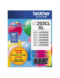 Cartucho de Tinta Color Brother LC2033PKS - Paquete de 3