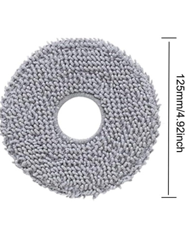 10 Almohadillas de Mopa Roborock Qrevo Curv y Edge - Microfibra