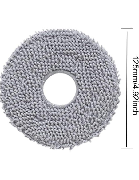 10 Almohadillas de Mopa Roborock Qrevo Curv y Edge - Microfibra