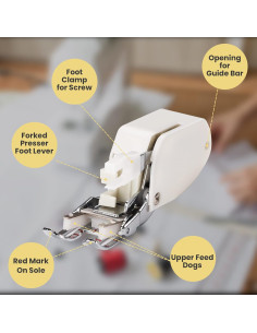 Pie de costura de alimentación uniforme Brother F033N 18g 2