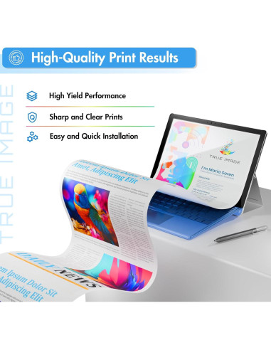 Tóner TN760 Negro Compatible Brother TN730 - 4 Paquetes