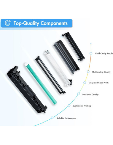 Tóner TN760 Negro Compatible Brother TN730 - 4 Paquetes