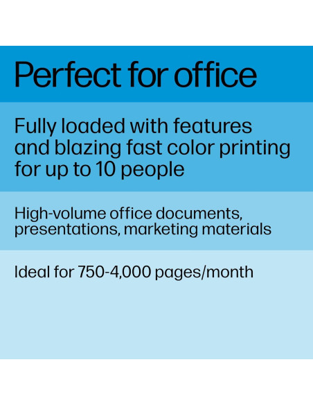 Impresora láser color HP Pro 4201dn, 16.3 kg, Doble cara