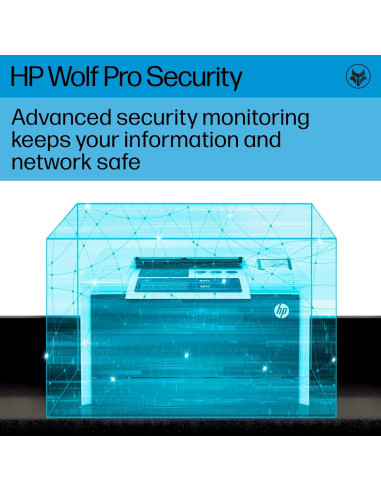 Impresora láser color HP Pro 4201dn, 16.3 kg, Doble cara