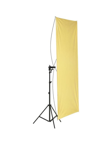 Panel Reflector Neewer 90x180cm Reversible Dorado/Plateado y Negro/Blanco