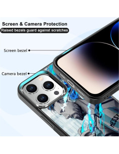 Funda de teléfono iPhone 15 Pro Onemiliayears Messi antideslizante 2