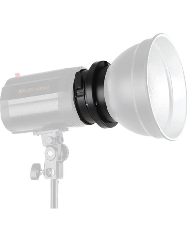 Adaptador de anillo Godox 98 mm a montaje Bowens para flashes