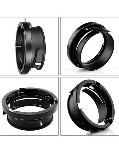 Adaptador de anillo Godox 98 mm a montaje Bowens para flashes