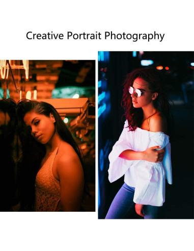 Filtro de Gel de Corrección de Color Naranja 40x50 cm 4 Piezas 1/4 CTO