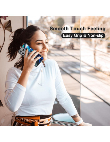 Funda de teléfono iPhone 15 Pro Onemiliayears Messi antideslizante