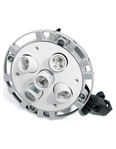 Portalámparas 5 en 1 E26 E27 LimoStudio AGG1434 Tricolor