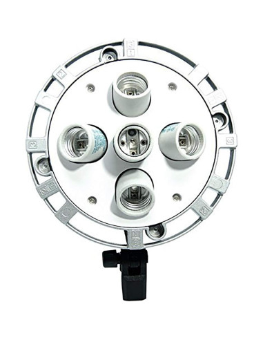 Portalámparas 5 en 1 E26 E27 LimoStudio AGG1434 Tricolor